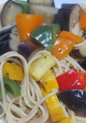 彩り夏野菜のアーリオオーリオ-レシピのメイン写真