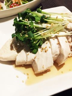 おつまみ茹で鳥-レシピのメイン写真
