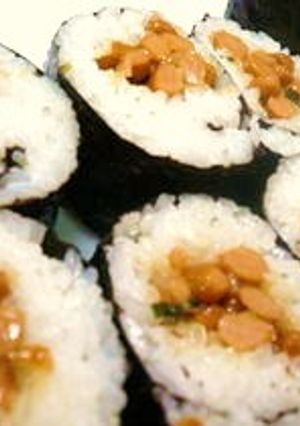 大葉にんにく醤油de納豆巻き-レシピのメイン写真