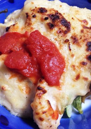 夏野菜と鶏もも肉のホワイトグラタン-レシピのメイン写真