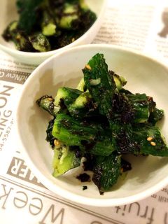 簡単*たたききゅうりの韓国のりと梅肉和え-レシピのメイン写真