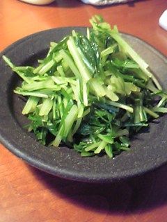 ピリッとおいしい☆水菜のおひたし-レシピのメイン写真