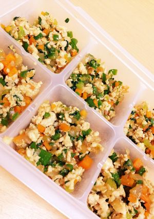 鶏野菜そぼろ 【離乳食完了期】-レシピのメイン写真