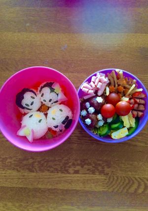簡単♪キャラ弁♪ツムツムおにぎり♪-レシピのメイン写真