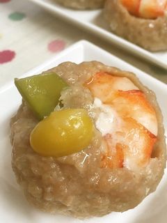 シューマイバーグ 海老っぷり♪-レシピのメイン写真