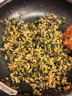 大根葉の肉味噌炒め-レシピのメイン写真