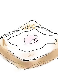 目玉焼きトースト-レシピのメイン写真