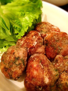パパッとブタこまと大葉のカリッと肉団子-レシピのメイン写真