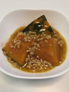 かぼちゃのそぼろ煮-レシピのメイン写真