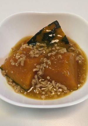 かぼちゃのそぼろ煮-レシピのメイン写真