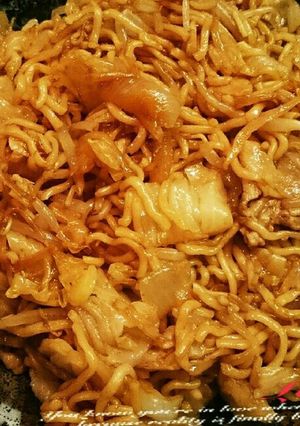 炊飯器でソース焼きそばを作っちゃおう♪-レシピのメイン写真