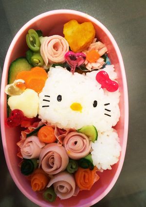 簡単 可愛い♡キティちゃん キャラ弁-レシピのメイン写真