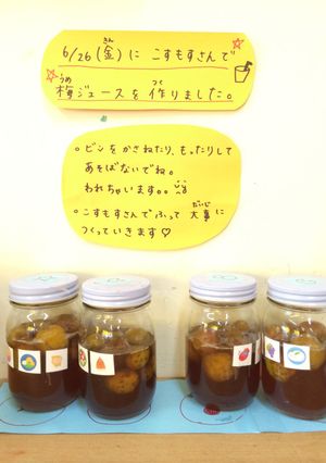 子どもたちのクッキングレシピ★梅ジュース-レシピのメイン写真