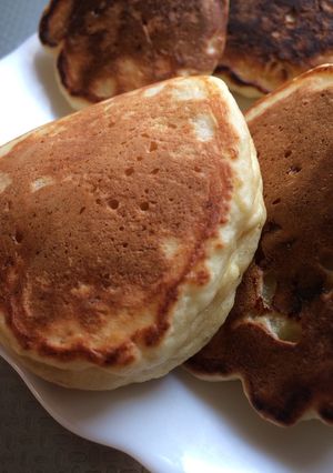 豆腐で簡単 ふわふわホットケーキ-レシピのメイン写真