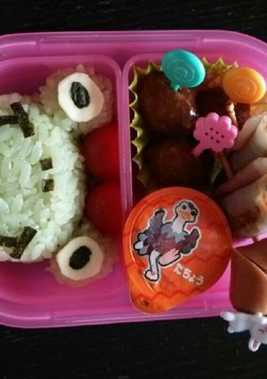 カエルちゃん☆年少組☆キャラ弁-レシピのメイン写真