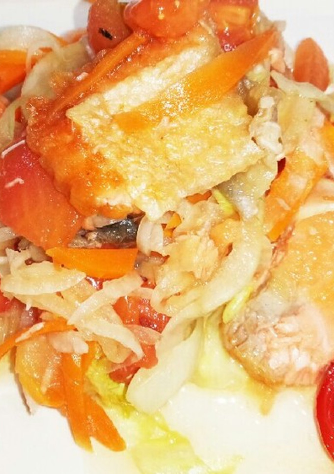 さっぱり、鮭と野菜の和え物-レシピのメイン写真