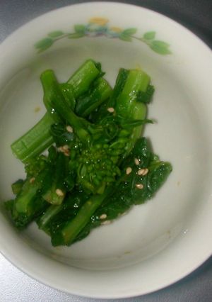 菜の花のからし＆ゴマ和え-レシピのメイン写真