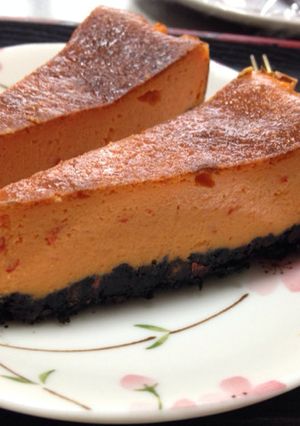 赤パプリカのチーズケーキ-レシピのメイン写真
