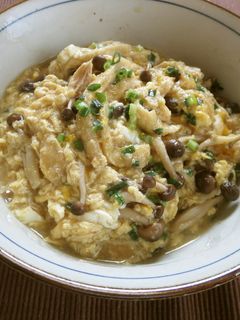 とろ~り キノコの玉子丼-レシピのメイン写真