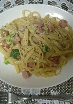 じゃがいもとソーセージの豆乳パスタ-レシピのメイン写真