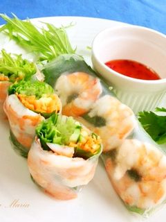 タイ風★エビの生春巻き-レシピのメイン写真