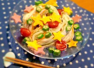 夏休みランチに七夕に＊ワクワクそうめん-レシピのメイン写真