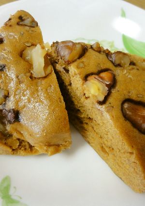 粉ふるいの型で作るがんづき-レシピのメイン写真