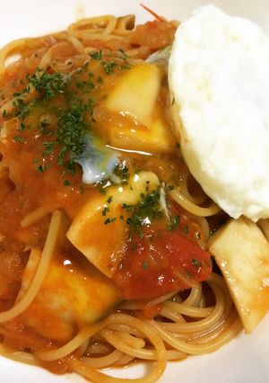 調味料少なめ！トマトパスタ-レシピのメイン写真