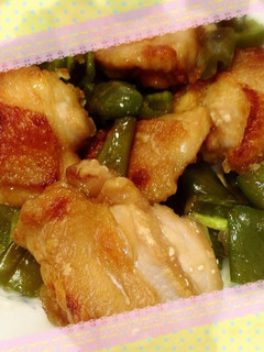 オーブンにお任せ!鶏肉ピーマンの甘辛焼き-レシピのメイン写真
