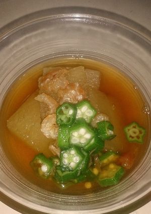 冬瓜とオクラの冷やし鉢-レシピのメイン写真