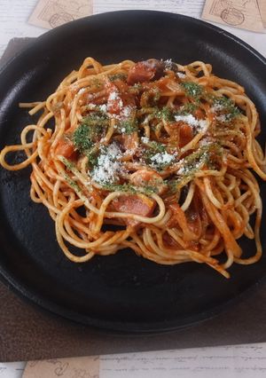 男の!!ナポリタンスパゲッティ-レシピのメイン写真