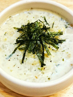 お茶漬の素で☆海苔クリームスープご飯-レシピのメイン写真
