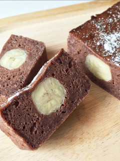 トースターで米粉のココアバナナケーキ♡-レシピのメイン写真