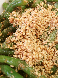 基本の和食46 いんげんの胡麻和え-レシピのメイン写真