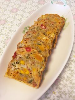 彩り綺麗な野菜のケークサレ☆-レシピのメイン写真
