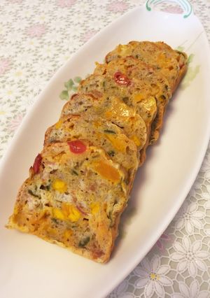 彩り綺麗な野菜のケークサレ☆-レシピのメイン写真