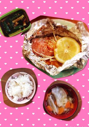 ママのサーモンアルミホイル焼き(簡単！)-レシピのメイン写真