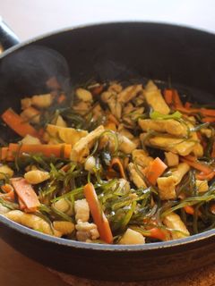 沖縄風切り昆布の炒め物-レシピのメイン写真