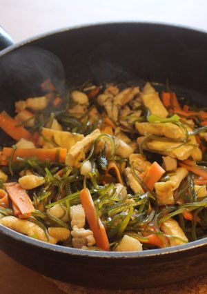 沖縄風切り昆布の炒め物-レシピのメイン写真