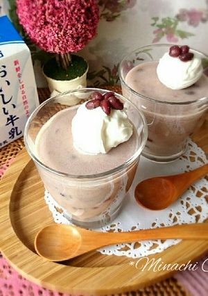 あずきミルクの水ようかん。-レシピのメイン写真