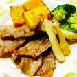 *豚肉と野菜のオーブン焼き*