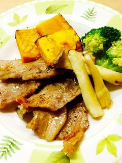 *豚肉と野菜のオーブン焼き*-レシピのメイン写真