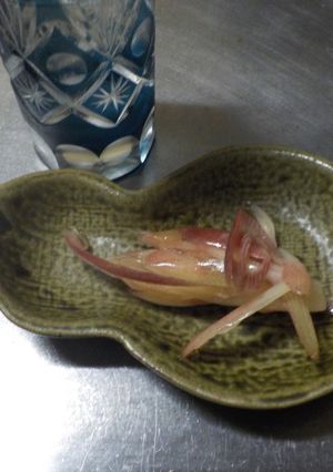 簡単、ミョウガの甘酢和え-レシピのメイン写真