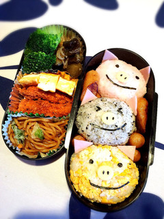 3匹の子ブタ弁当-レシピのメイン写真