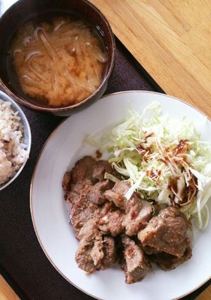 ラム肉 ガッツリ焼肉定食!-レシピのメイン写真