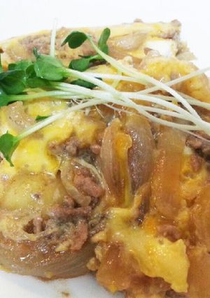 簡単！にくじゃが風タマゴとじ-レシピのメイン写真