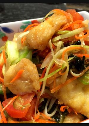 たっぷり野菜と白身魚の南蛮漬け-レシピのメイン写真