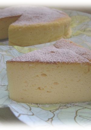 ふんわりフワフワのスフレチーズケーキ-レシピのメイン写真