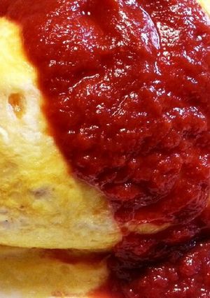 シンプルなオムライス-レシピのメイン写真