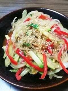 お手軽ヘルシー!白滝チャプチェ-レシピのメイン写真